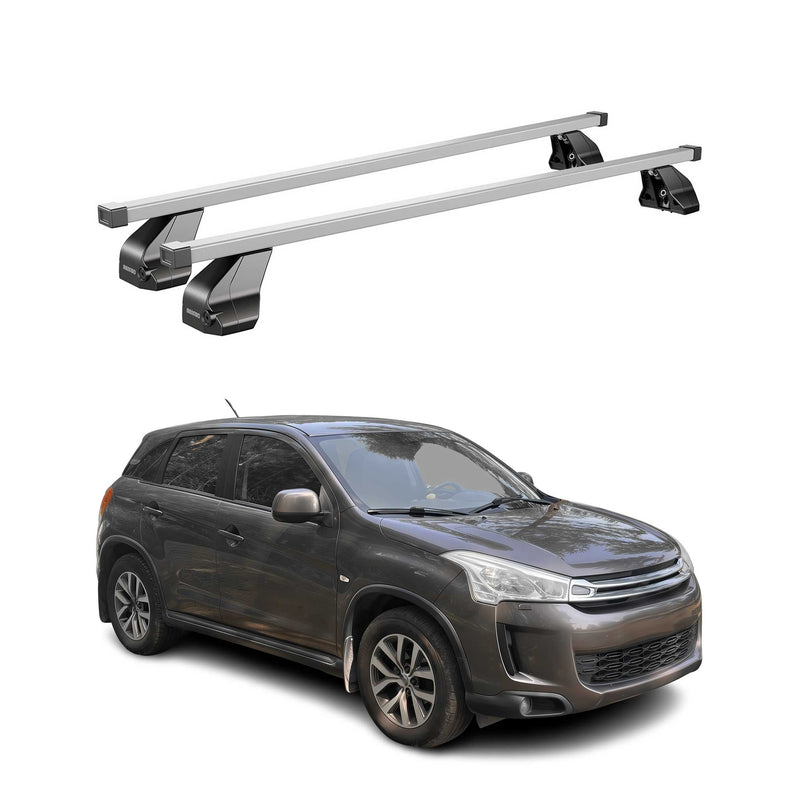 Portapacchi in acciaio Menabo per Citroen C4 Aircross 2012-17 grigio