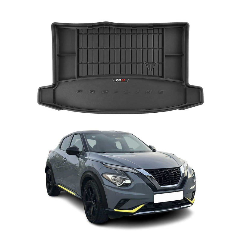 Vassoio portabagagli in gomma OMAC per Nissan Juke 2019-2025, vassoio portabagagli in TPE, nero