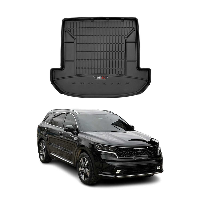 OMAC Gummi Kofferraumwanne für Kia Sorento 2015-2025 TPE Laderaumwanne Schwarz