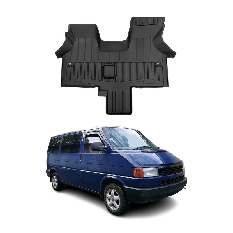 Tappetini per VW Transporter T4 1990-2003 in TPE nero, 1 pezzo