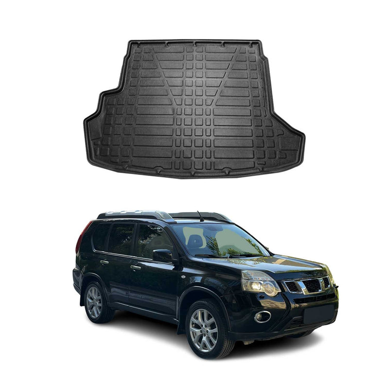 Vasca per bagagliaio per Nissan X-Trail 2014-2025 Gomma TPE Nero