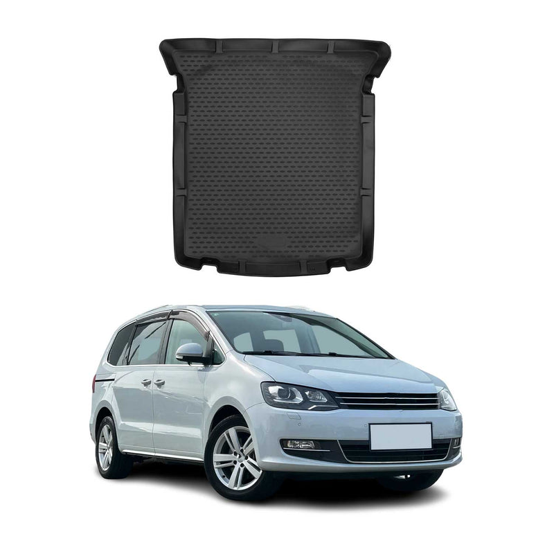 Tappetino per bagagliaio in gomma TPE per VW Sharan 2010-2021, nero