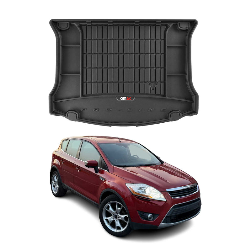 Vassoio portabagagli in gomma OMAC per Ford Kuga 2008-2013, vassoio portabagagli in TPE, nero