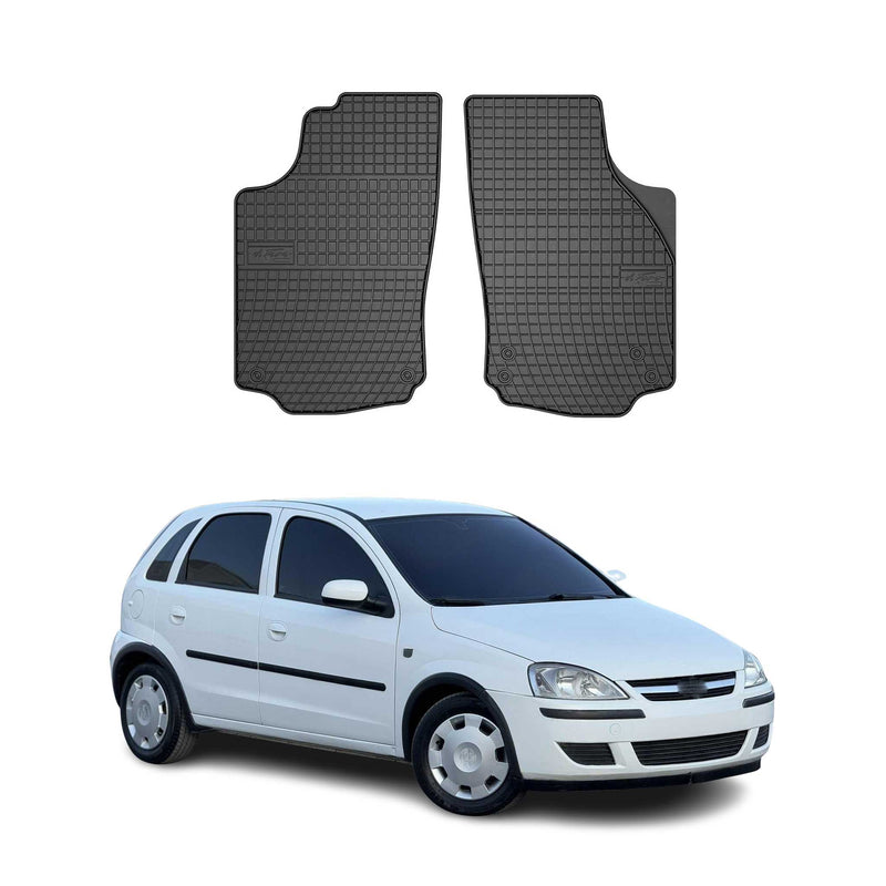 Tappetini Opel Corsa C 2000-2006 TPE Nero 2 pezzi