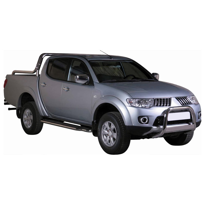 Protezione anteriore per Mitsubishi L200 2010-2015 ø63mm acciaio argento