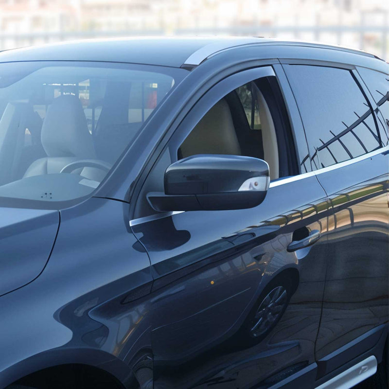 Deflettore antivento e antipioggia per Volvo XC60 2009-2016 acrilico scuro 2 pezzi