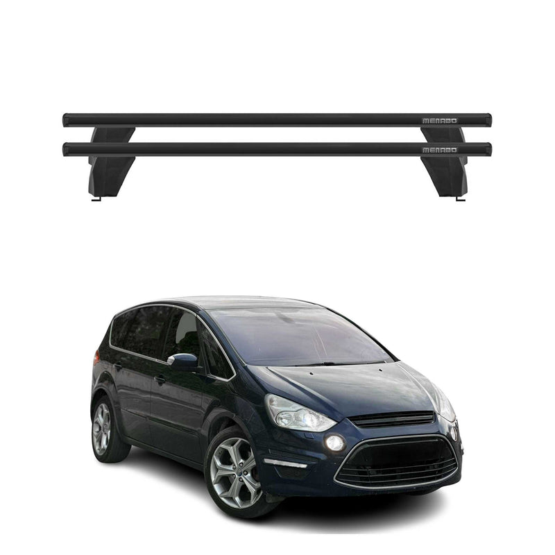 Barre portatutto Menabo per Ford S-Max 2006-2015 ABE alluminio nero