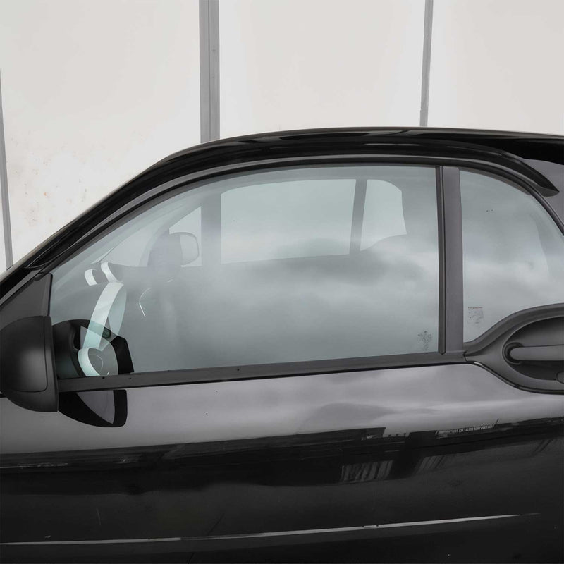 Deflettore antivento e antipioggia per Smart ForTwo 453 Coupe 2014-2025 Acrilico scuro 2x