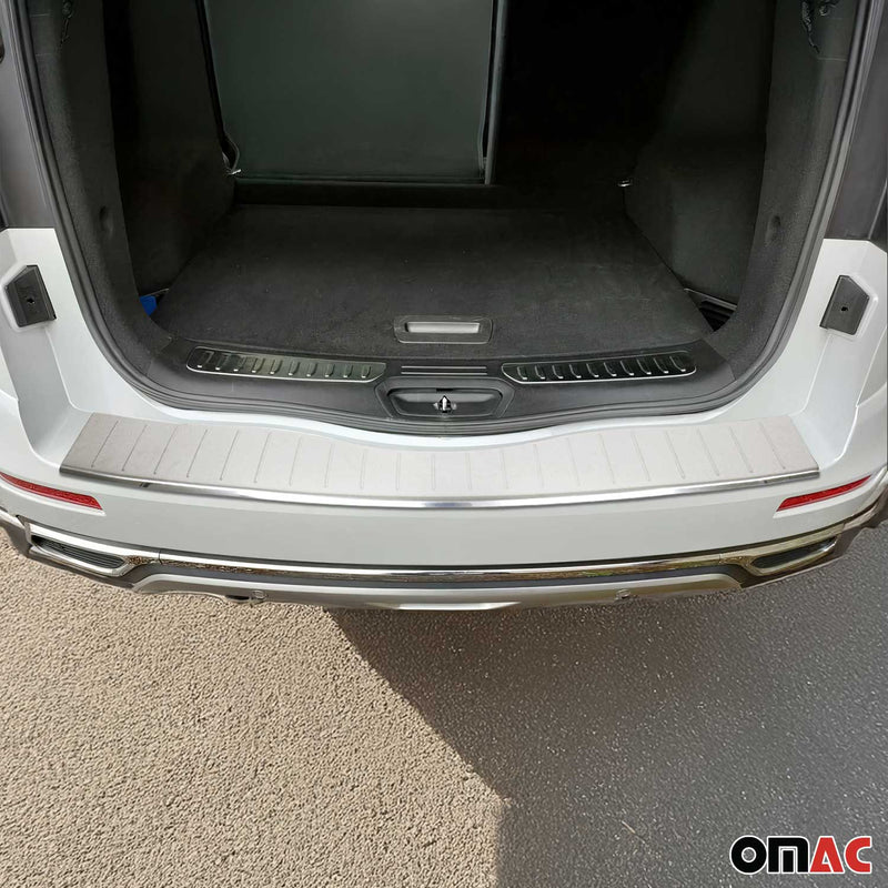 Protezione paraurti per soglia di carico per Renault Koleos 2017-2025 in acciaio inox argento