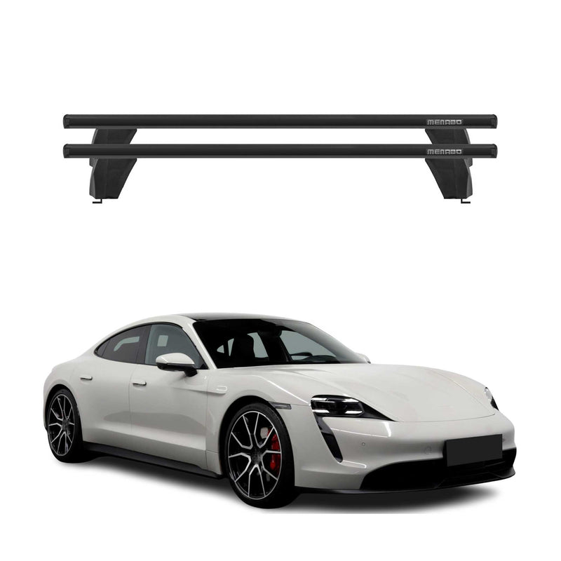 Barre trasversali portatutto Menabo per Porsche Taycan 2019-2025 ABE alluminio nero