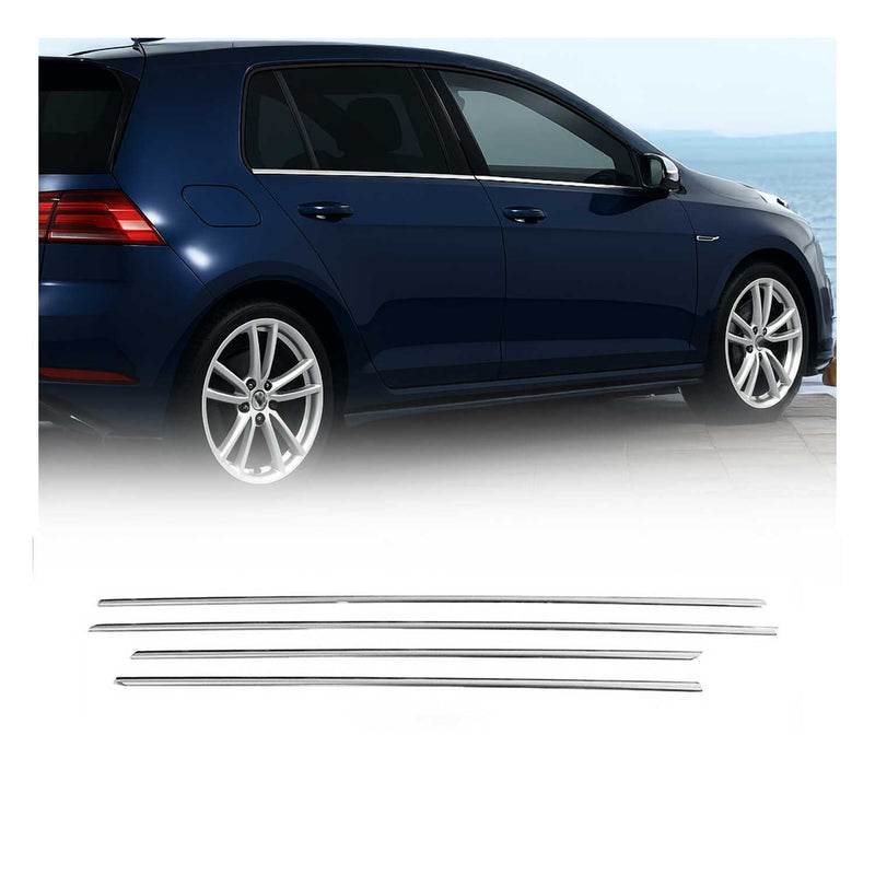 Fensterleisten Zierleisten für VW Golf 2008-2012 Edelstahl Chrom 4tlg