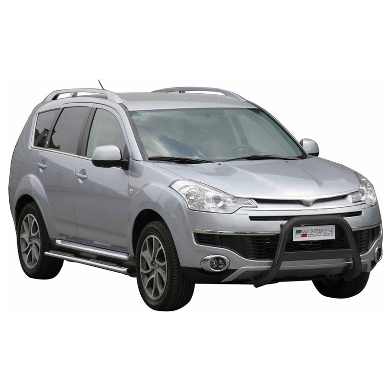 Barra di protezione anteriore per Citroen C-Crosser 2008-2012 ø63mm acciaio nero