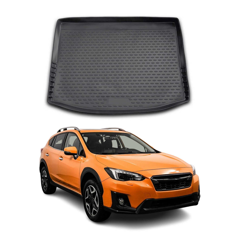 Tappetino per bagagliaio in gomma TPE per Subaru XV 2012-2016 nero