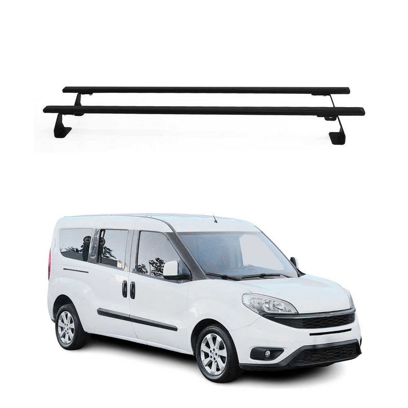 Portapacchi da tetto per Opel Combo D 2011-2018 in metallo nero