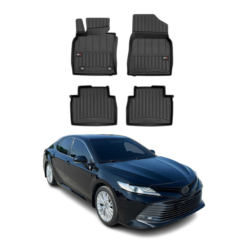 Tappetini per Toyota Camry 2018-2024 in TPE nero, 4 pezzi