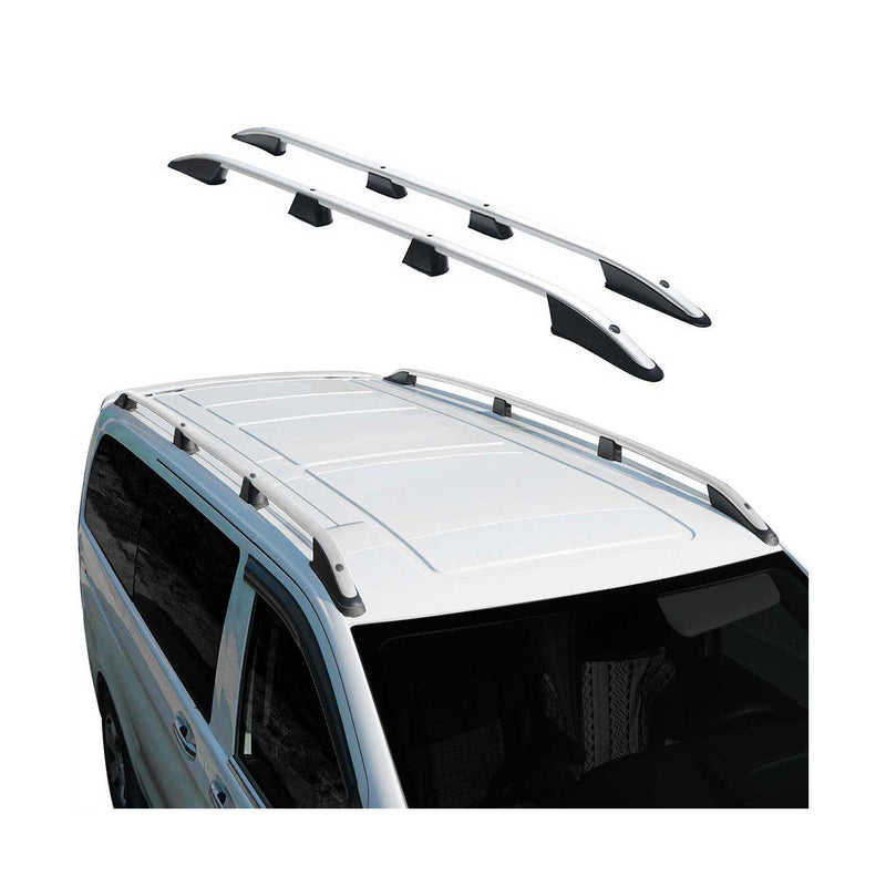 Barre portatutto per VW Caddy 2015-2020 L2 Long Alu Silver 2x