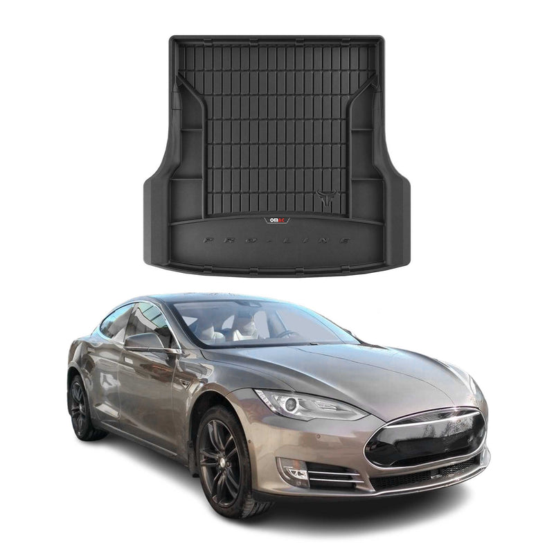 Vassoio portabagagli in gomma OMAC per Tesla Model S 2012-2025, vassoio portabagagli superiore in TPE