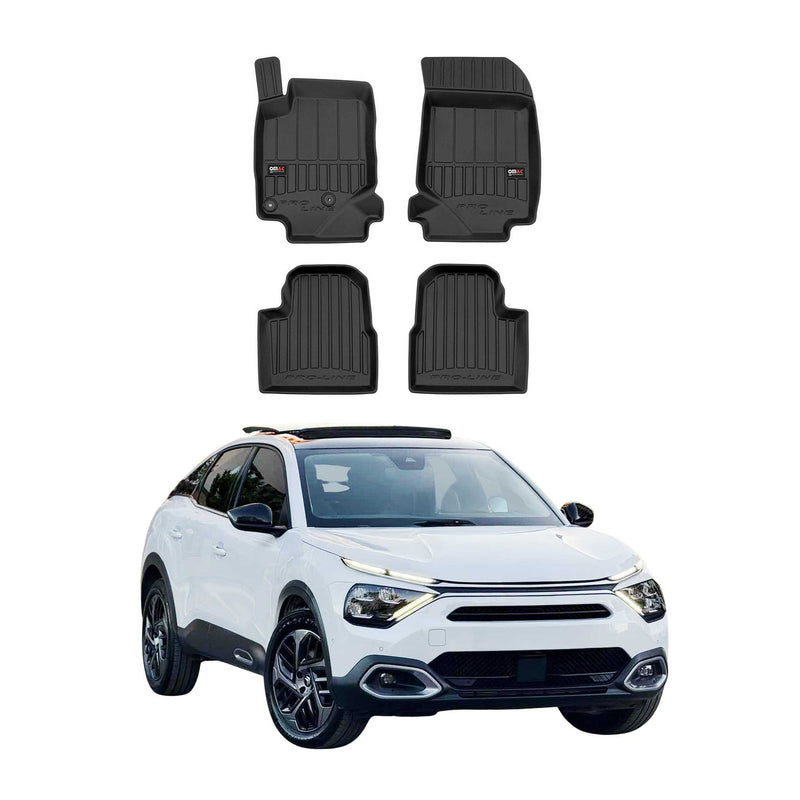 Tappetini Citroen C4 2020-2025 TPE Nero 4 pezzi