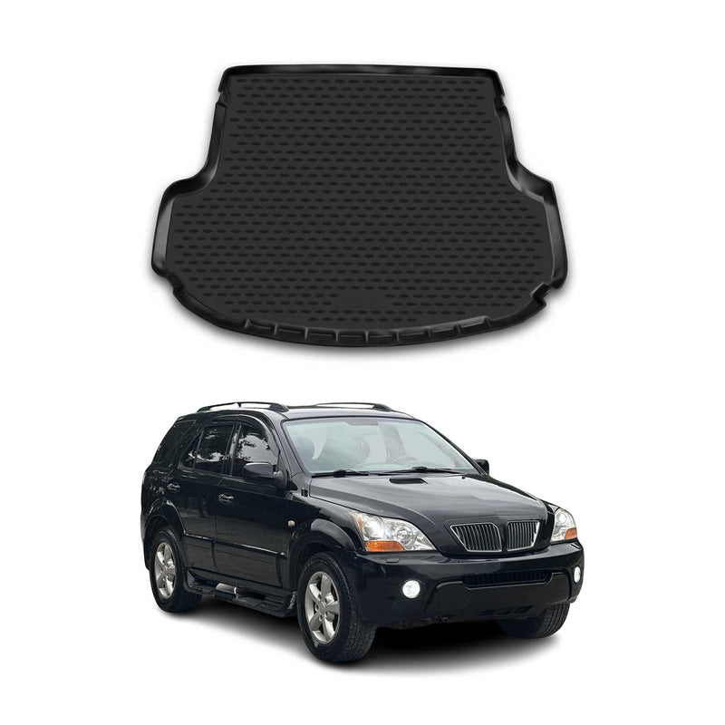 Tappetino per bagagliaio per Kia Sorento 2011-2014 in gomma TPE nero