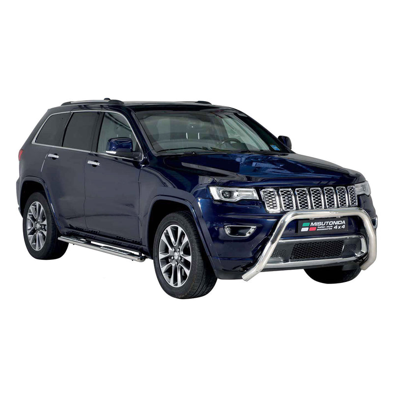 Minigonne laterali in acciaio per Jeep Grand Cherokee 2015-2021 Argento