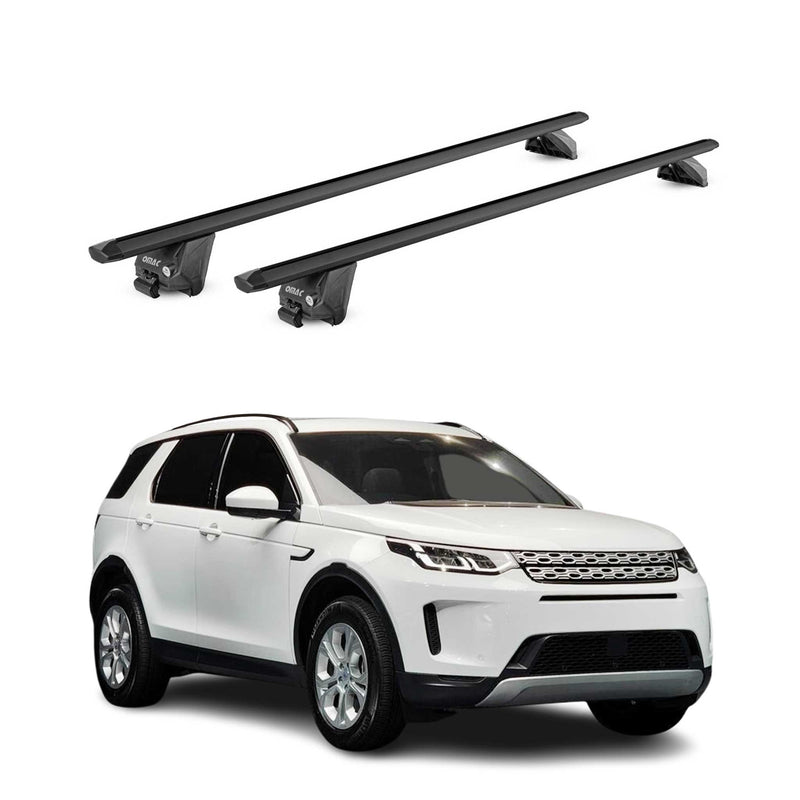 Portapacchi da tetto per Land Rover Discovery Sport 2015-2025 Alu Nero ABE
