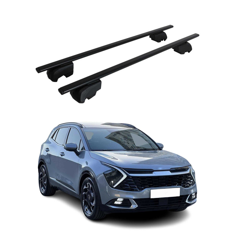 Dachträger Gepäckträger für Kia Sportage NQ5 2021-2025 ABE Metall Schwarz 2x