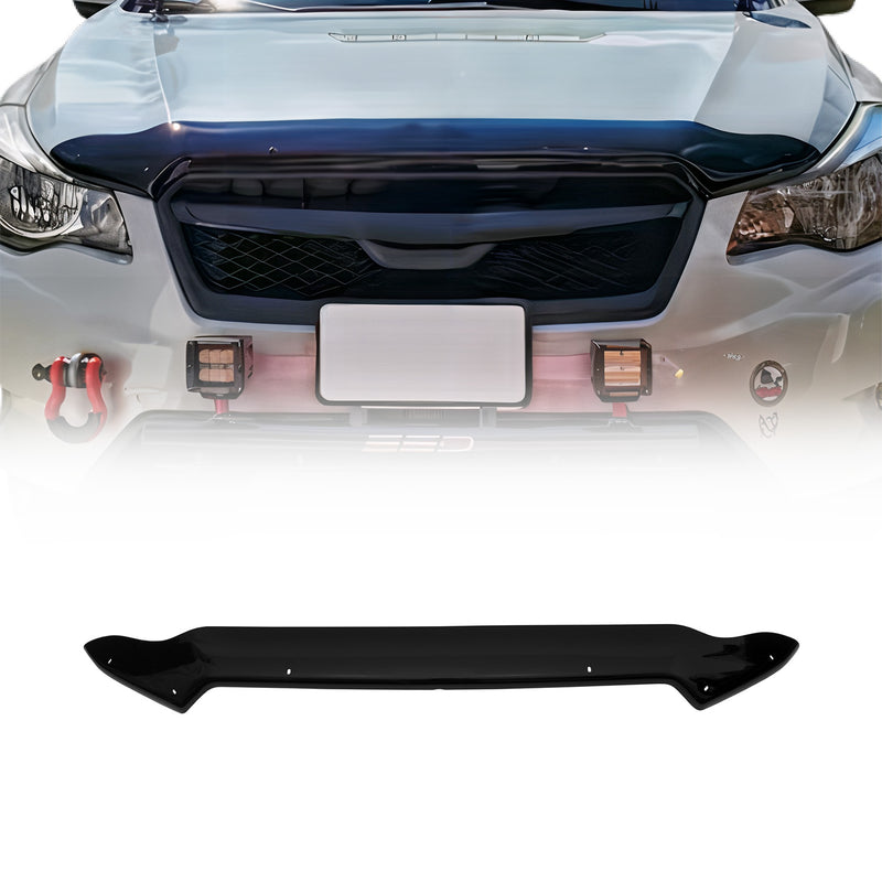 Deflettore cofano protezione insetti e pietre per Subaru XV 2012-2018 scuro
