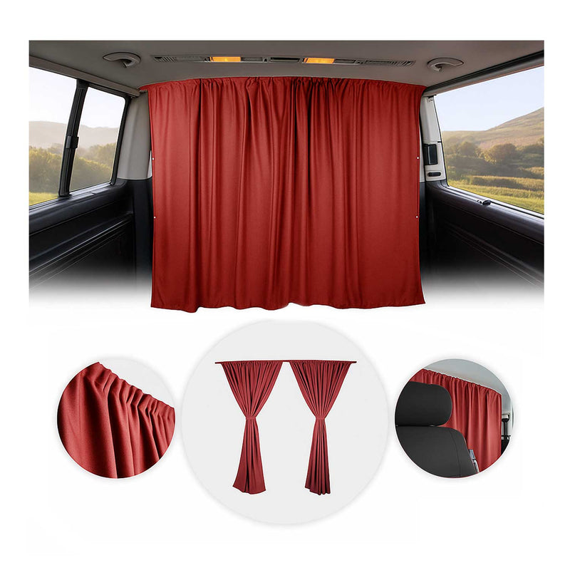 Tendine parasole per cabina di guida per Nissan NV400 rosse, 2 pezzi