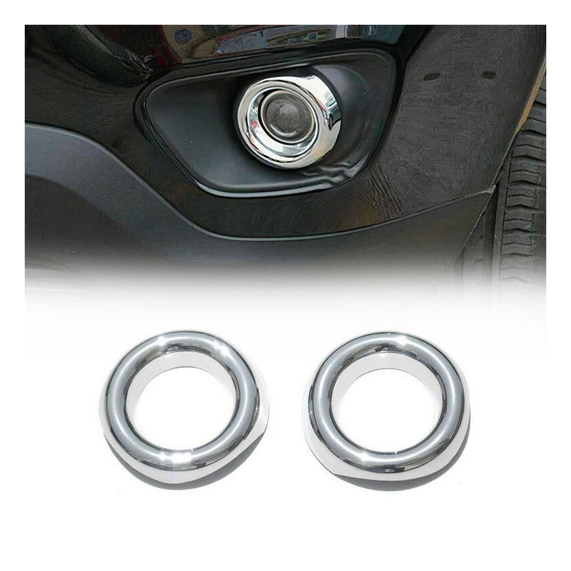 Cornice per fendinebbia per Jeep Compass 2011-2016 ABS cromato 2x