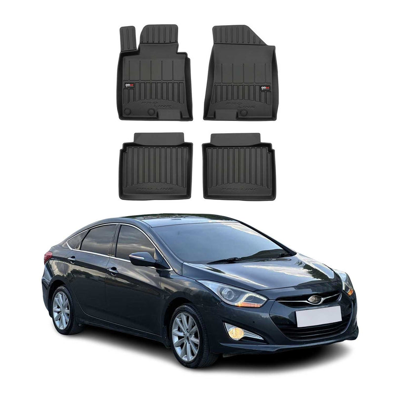 2014-2019 Hyundai i40 Fußmatten TPE Schwarz 4 tlg