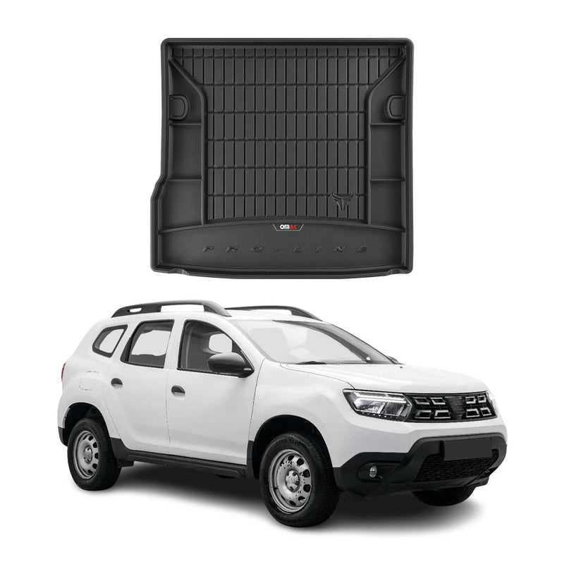 Vasca portabagagli in gomma OMAC per Dacia Duster 2017-2024, vasca portabagagli in TPE, nera