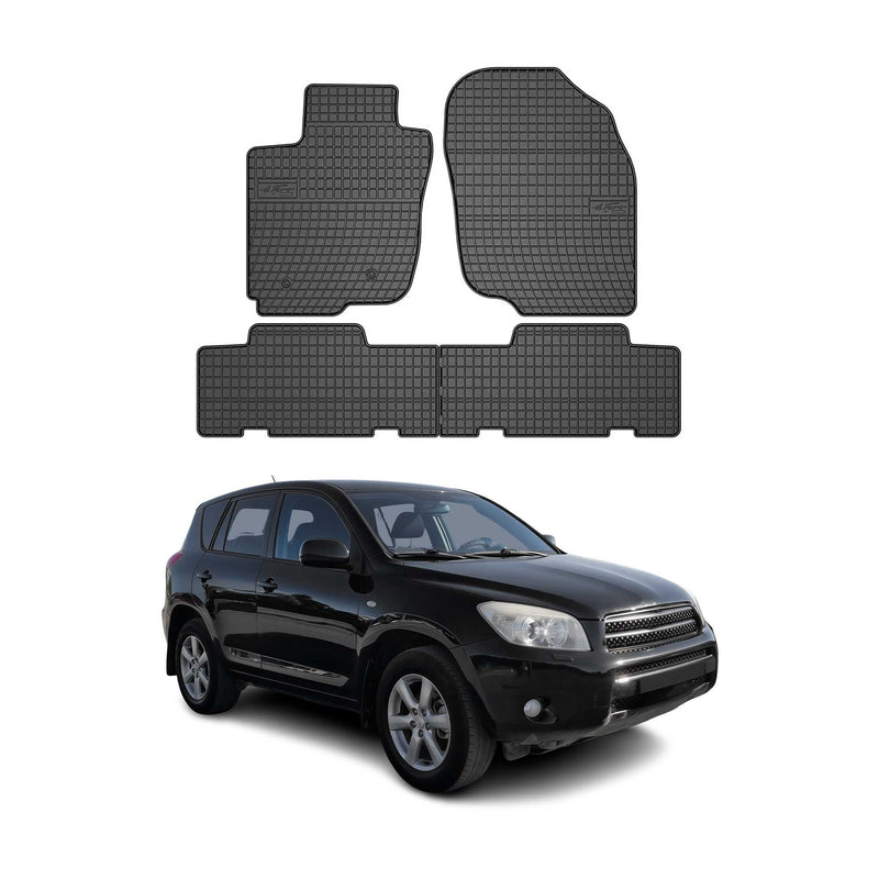 2005-2012 Toyota RAV4 Fußmatten Gummi Schwarz 4 tlg