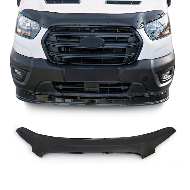 Deflettore cofano protezione insetti e pietre per Ford Transit 2020-25 scuro