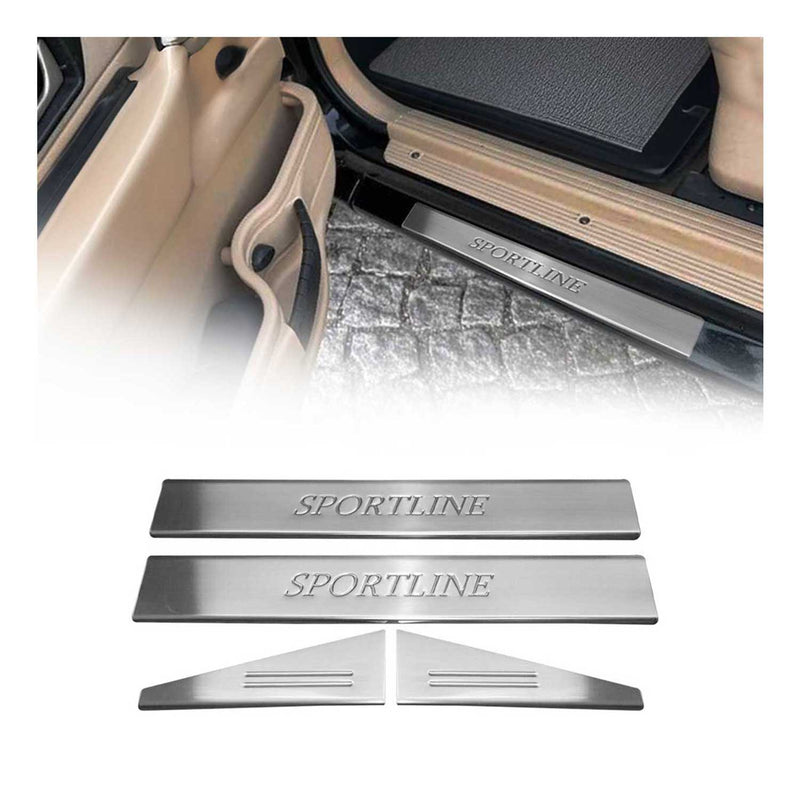 Soglie porte per Land Rover Freelander 2006-2014 in acciaio inox 4 pezzi