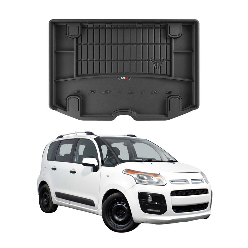 Vasca portabagagli in gomma OMAC per Citroen C3 Picasso 2009-2017 Vasca portabagagli in TPE