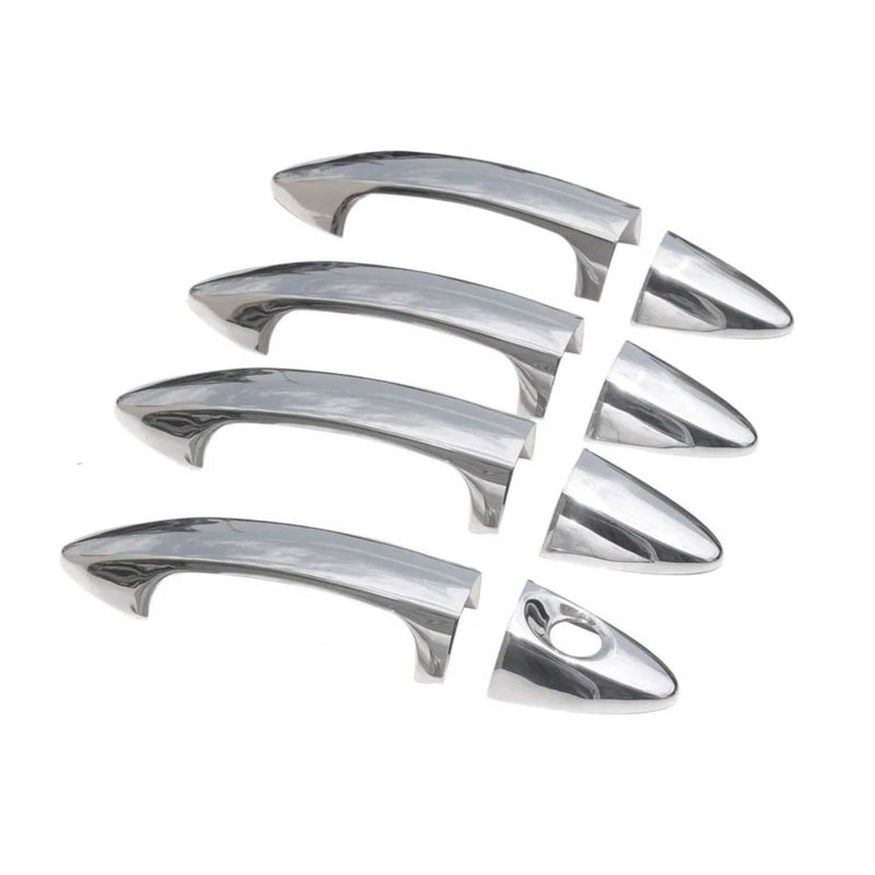 Copri maniglia porta, copri maniglia porta per Ford B-Max 2012-2019, acciaio inox argento, 8 pezzi