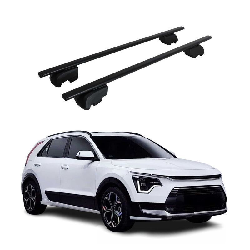 Portapacchi da tetto per VW Touareg 3 2018-2023 barre trasversali ABE Nero 2x