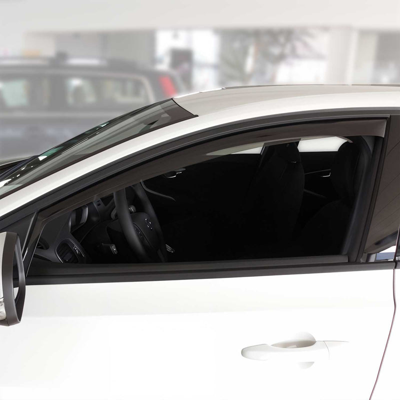 Deflettore antivento e antipioggia per Volvo V40 2012-2019 acrilico scuro 2 pezzi