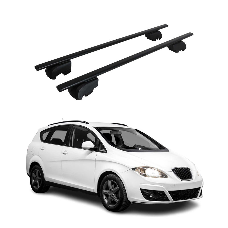 Portapacchi da tetto per Seat Altea XL 2006-2015 portapacchi base ABE nero