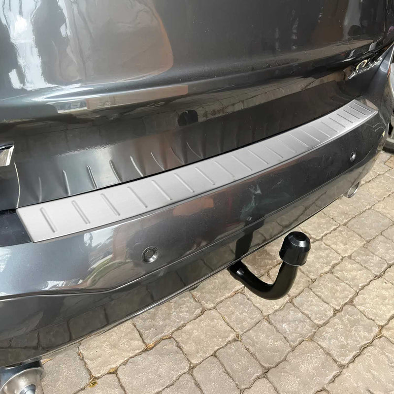 Protezione paraurti per soglia di carico per BMW X1 F48 2015-2022 in acciaio inox spazzolato