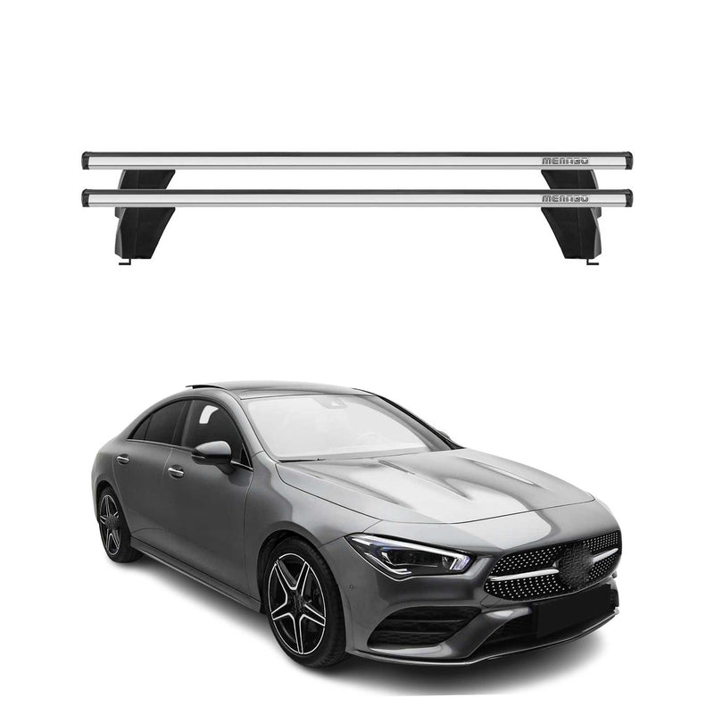 Barre trasversali portatutto Menabo per Mercedes CLA C118 2019-2025 ABE grigio alluminio