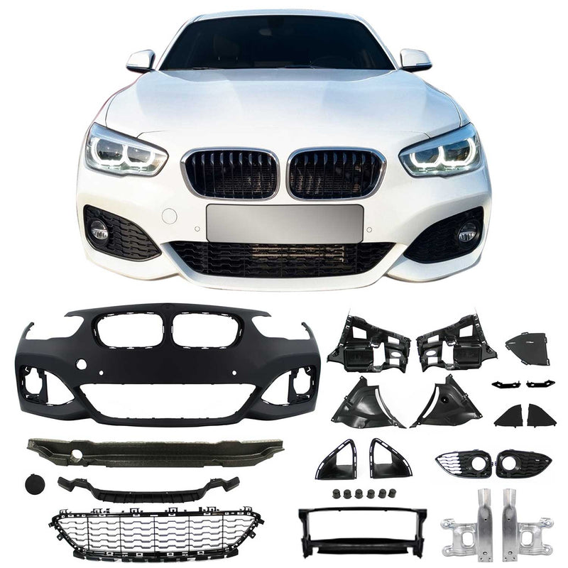Paraurti anteriore JOM con design sportivo inclusa griglia per BMW F20/F21 LCI 2015-2019