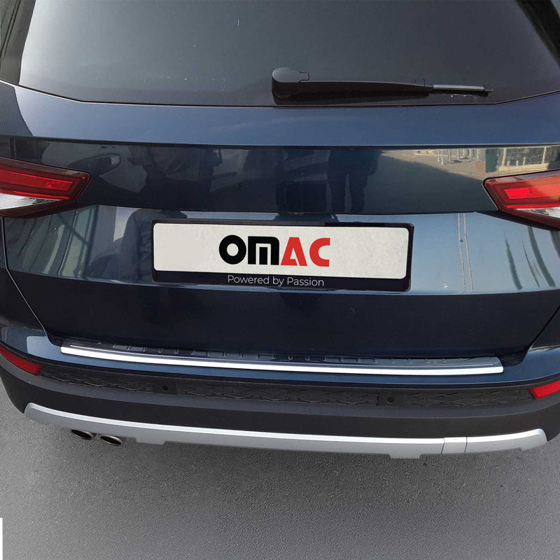Protezione paraurti per soglia di carico per Seat Ateca 2016-2025 in acciaio inox argento