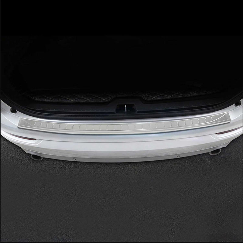 Protezione paraurti per soglia di carico per Volvo XC90 2015-2025 in acciaio inox argento