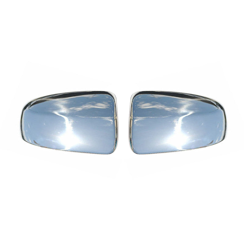 Calotte specchietti retrovisori per Mercedes Vito W639 2010-2014 ABS cromato argento