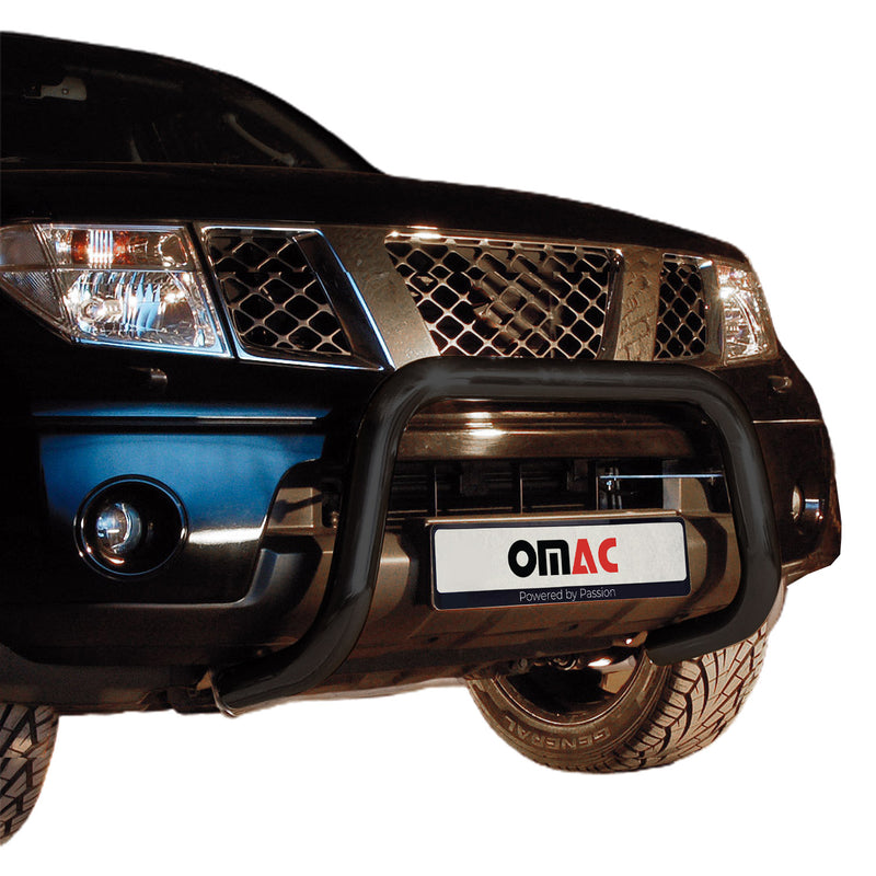 Protezione anteriore per Nissan Pathfinder 2005-2010 acciaio ABE nero