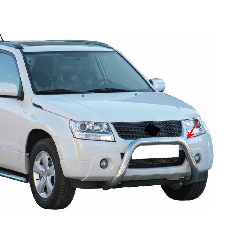 Protezione anteriore per Suzuki Grand Vitara 2009-2011 ø76mm acciaio argento