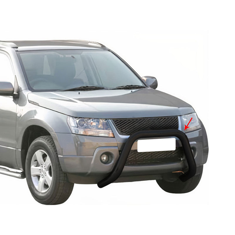 Protezione anteriore per Suzuki Grand Vitara 2005-2008 ø76 acciaio nero