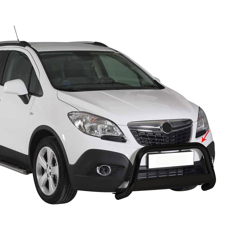 Protezione anteriore per Opel Mokka 2012-2016 ø63mm acciaio nero