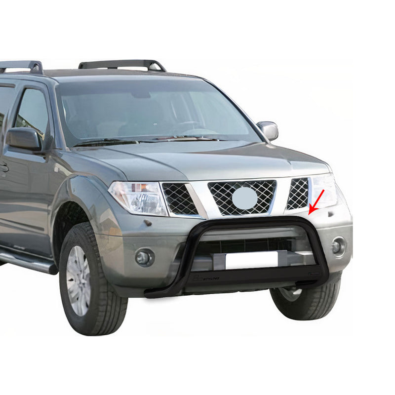 Protezione anteriore per Nissan Pathfinder 2005-2011 ø63mm acciaio nero